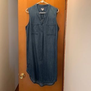 Merona sleeveless denim dress